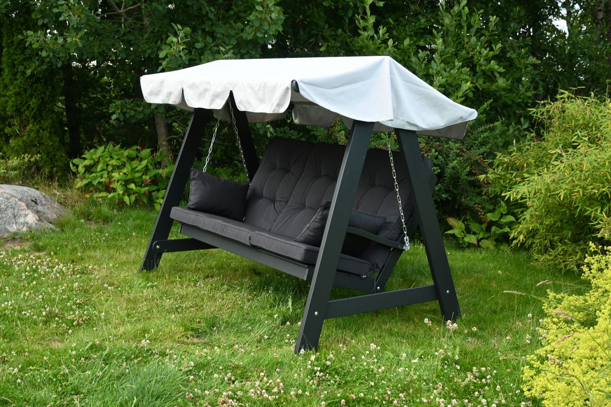 Iduna Høy hammock putesett - design Antrasittgrå, 5 puter 