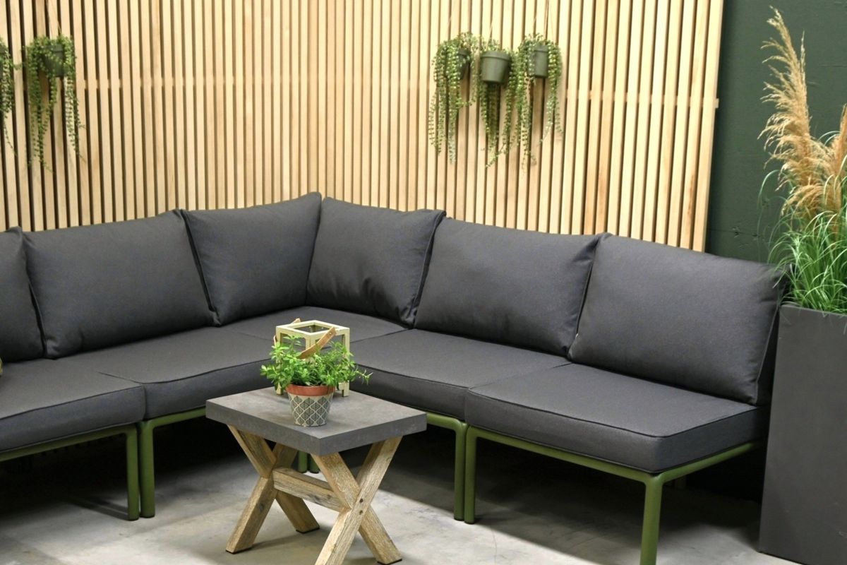 Unitex 70 putesett for hjørnesofa - design Sobergrå, 11 puter 