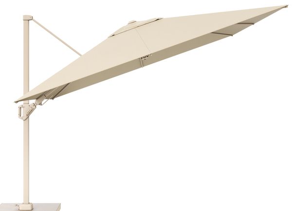 Hovedbilde Platinum Challenger T2 Premium hengeparasoll 300x300 cm m/kryssfot - champagne/sandstone
