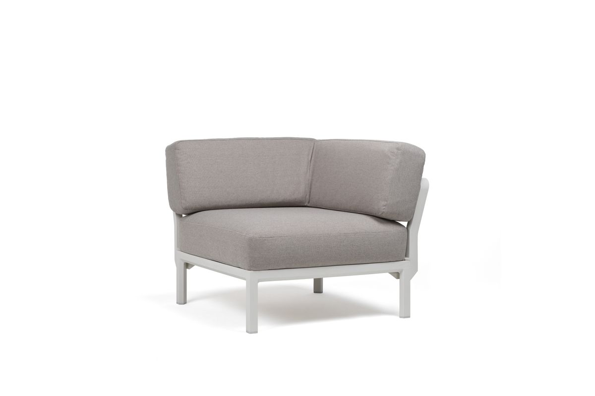 Nardi Maximo 5 sofasett m/puter - lys kalk/lavagrå