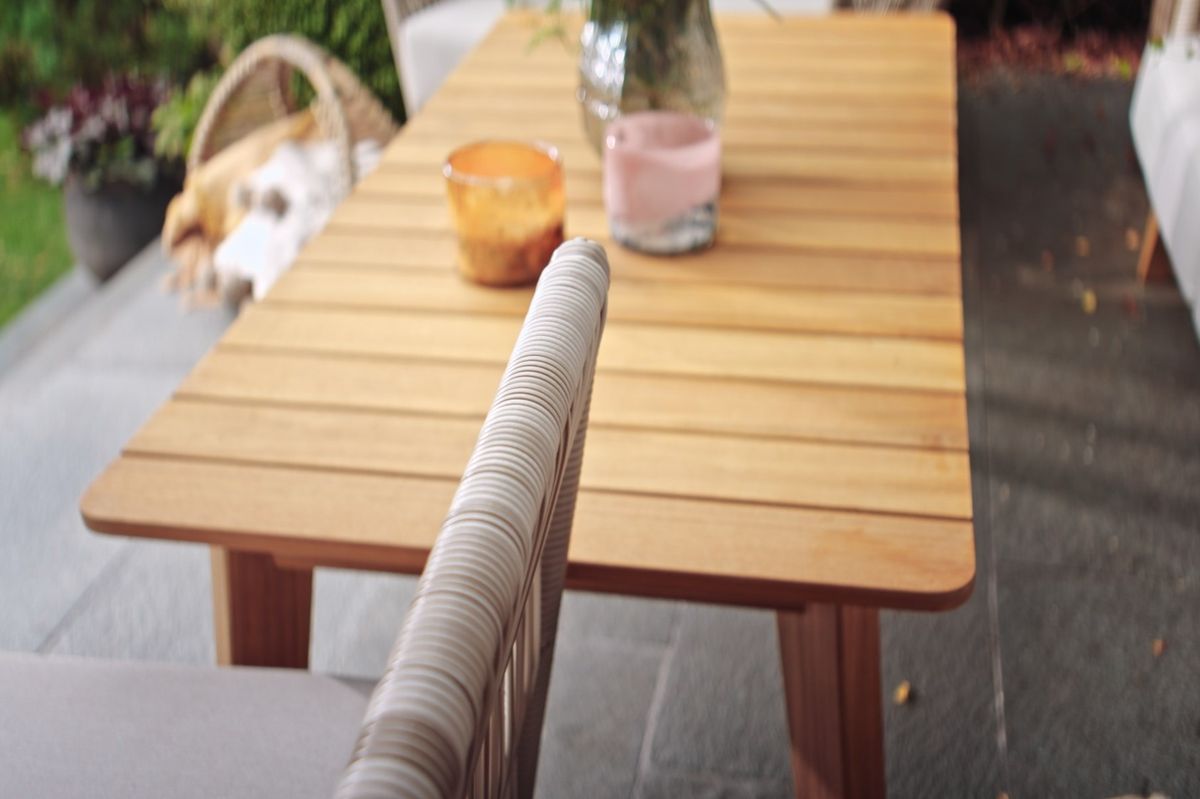 Himmelsnes spisebord 240x105 cm - teak