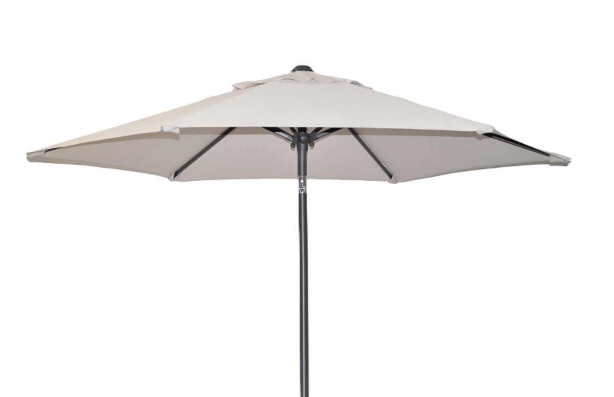 Stavern parasoll Ø200 cm - perlehvit