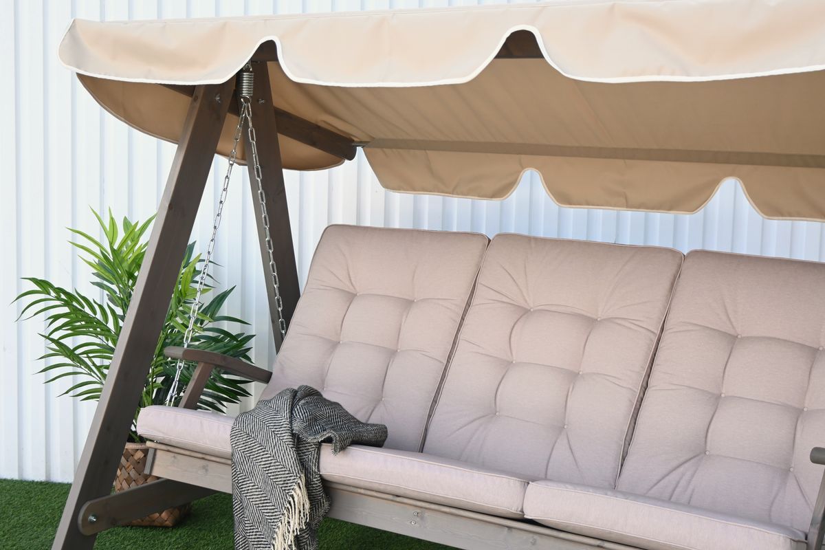 Texas Høy hammock putesett - design Panamabeige, 3 puter 