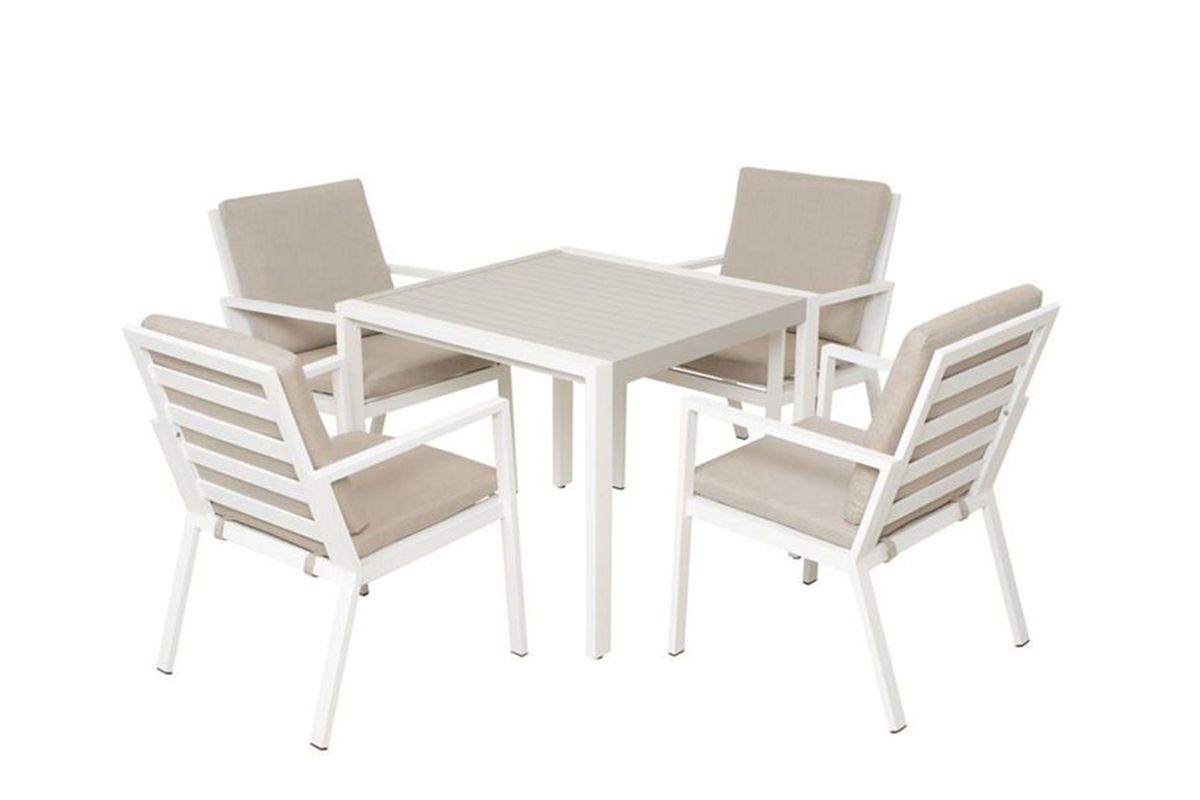 Messi 52 putetrekk sett til 4 stoler - design Lys gråbeige, 8 putetrekk 