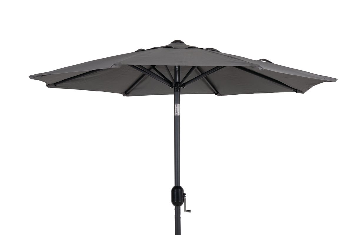 Cambre parasoll Ø200 cm m/sveiv - granskyggegrå