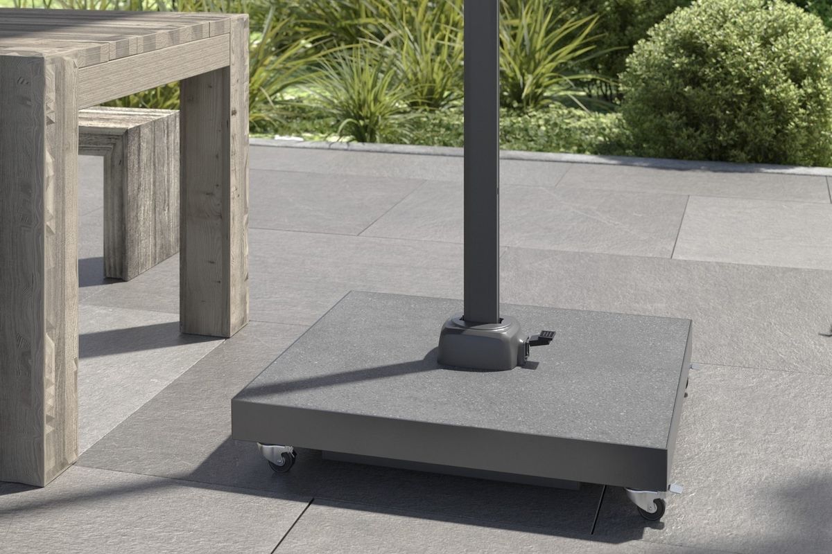 Platinum Challenger T2 hengeparasoll 350x260 cm m/Ceramica fot - sort