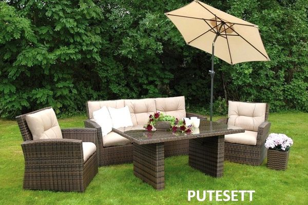 Hovedbilde Support 56 putesett 3+1+1 - design Sandbeige, 10 puter
