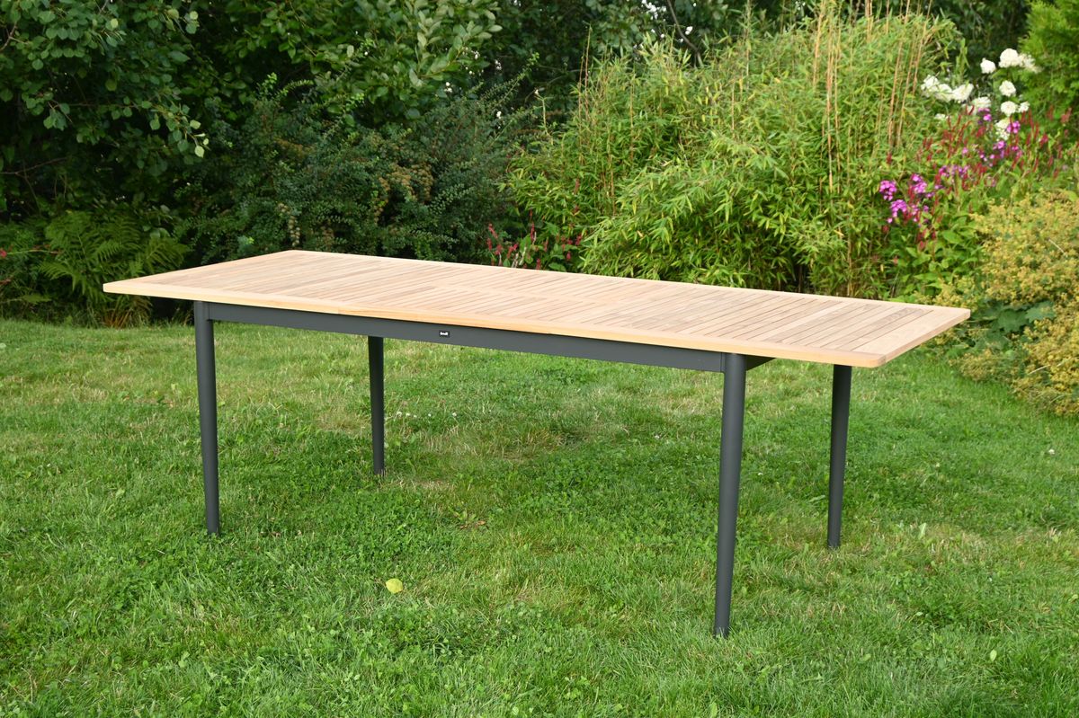 Hartman Silencio Butterfly uttrekksbord 160/220x90 cm - teak 