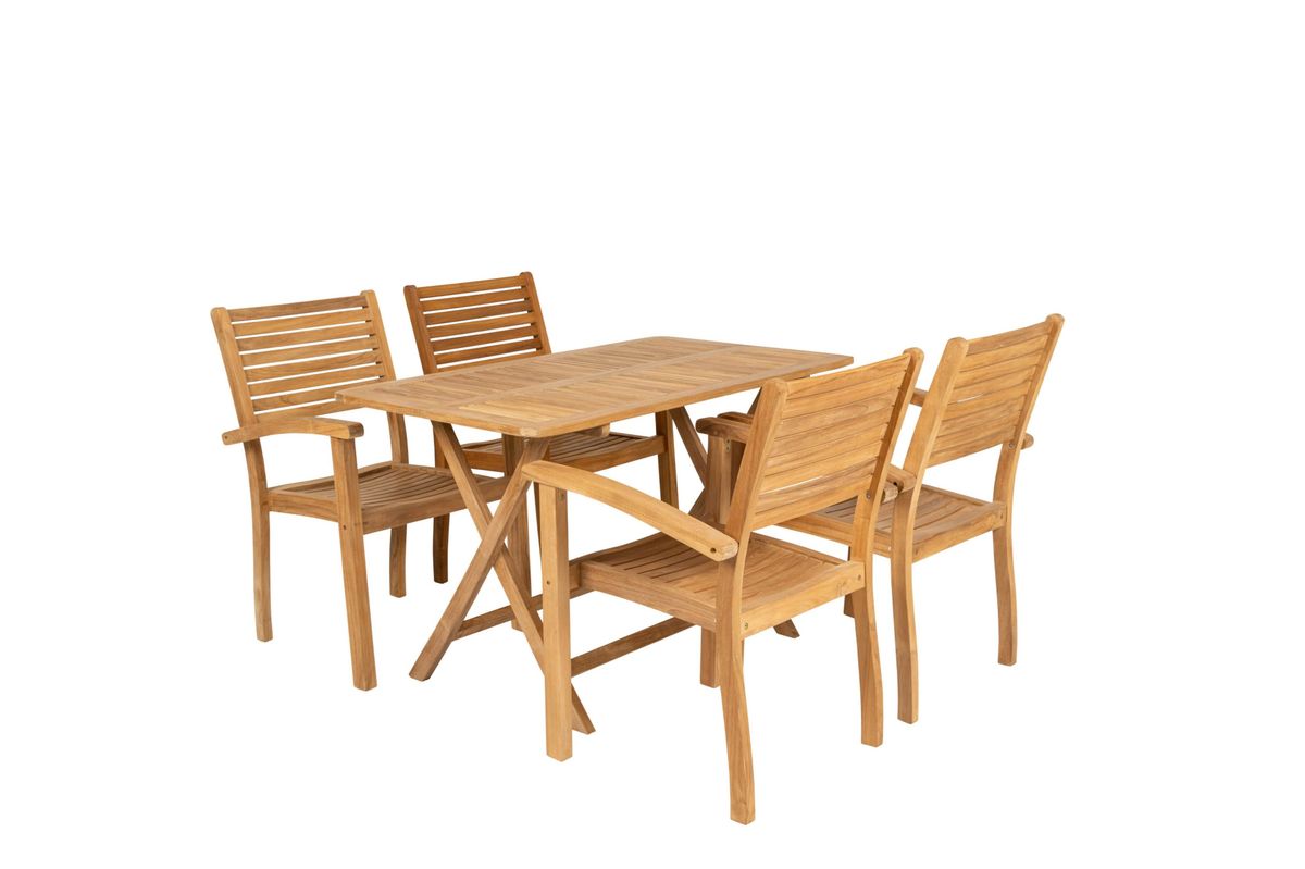 Fredrikshavn stabelbar stol - teak