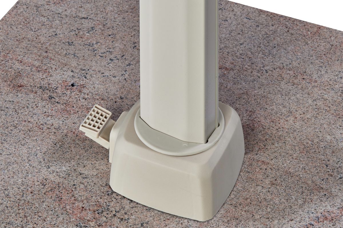 Platinum Voyager T2 hengeparasoll 270x270 m m/kryssfot - elfenbensbeige/sandstone