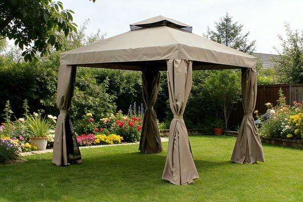 Hovedbilde Ventilla komplett paviljong 3x3 m - khaki