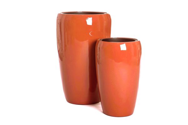 Hovedbilde Milano blomsterpotter sett - terracotta, 2 stk