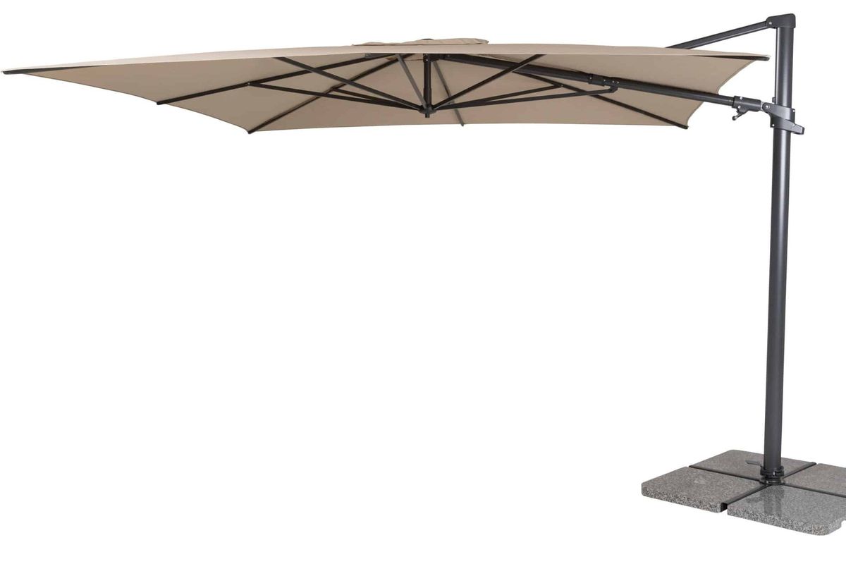 Hartman Solar Flex+ hengeparasoll 300x300 cm - linbeige