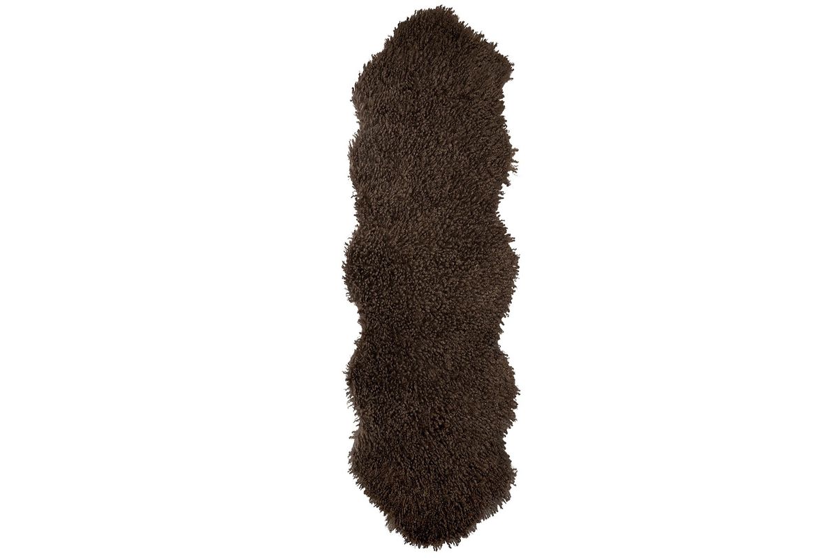 Skinnwille Wooly dobbelt imitert saueskinn - naturbrun