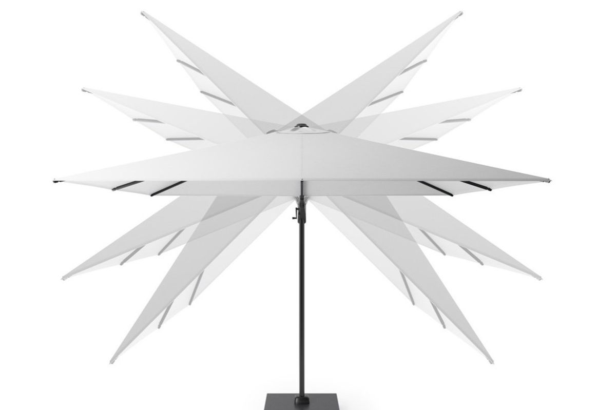 Platinum Voyager T2 hengeparasoll 270x270 cm m/Ceramica fot - elfenbensbeige/sandstone