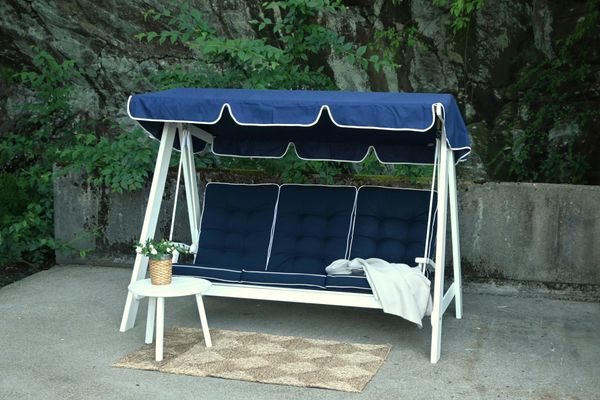 Hovedbilde Dalom Typ hammock med tak - hvit/Navy tak