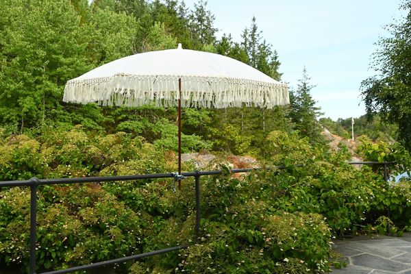 Hovedbilde Bohem balkongparasoll Ø125 cm - naturhvit