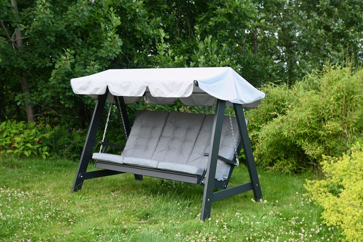 Texas Høy hammock putesett - design Melangegrå, 3 puter 