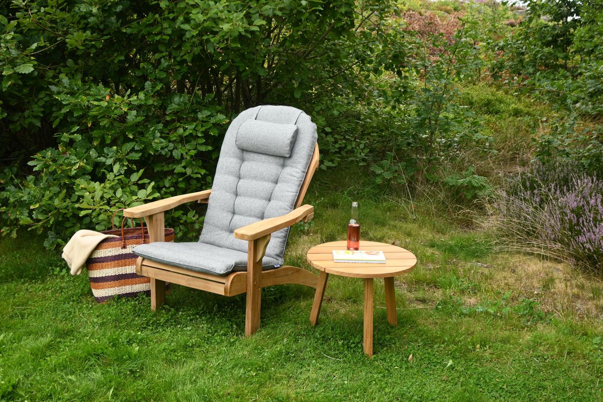 Fredrikshavn Adirondack stol m/fothviler - teak