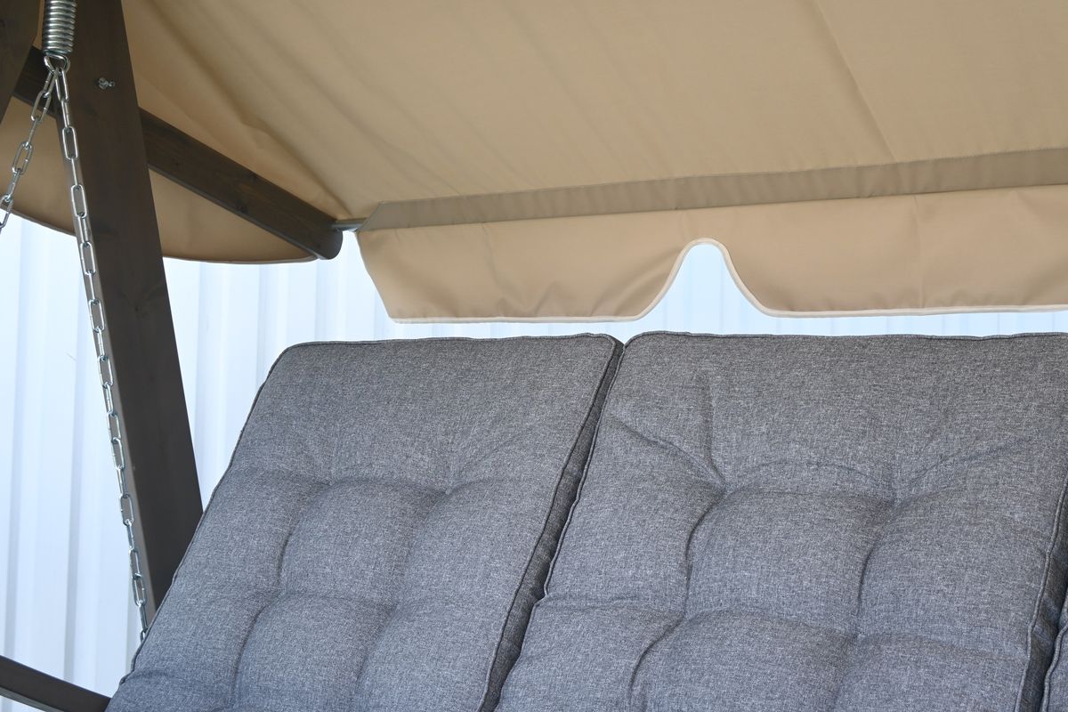 Texas Høy hammock putesett - design Melangegrå, 3 puter 