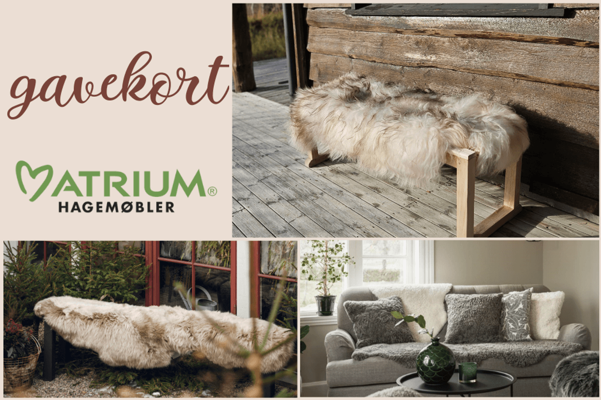 Gavekort - Atrium hagemøbler