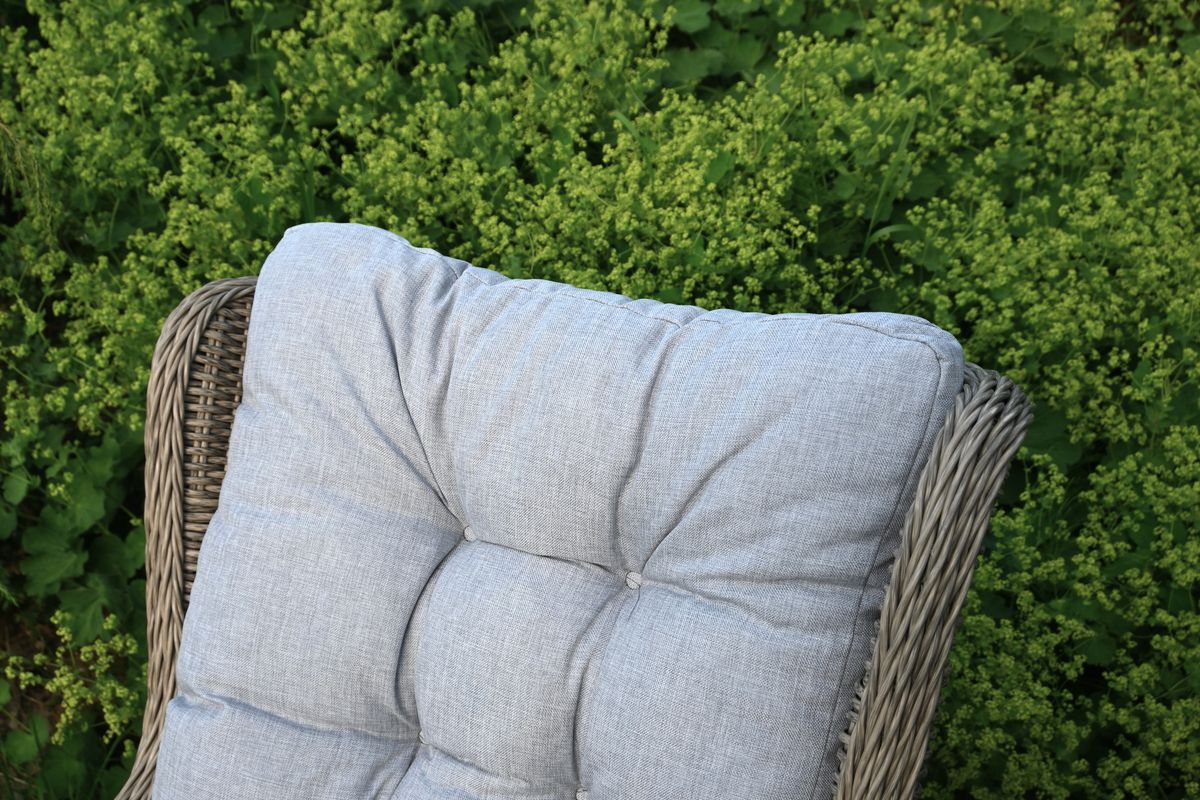 Allround Flock putesett til hvilestolsett - design Skygrå, 4 puter